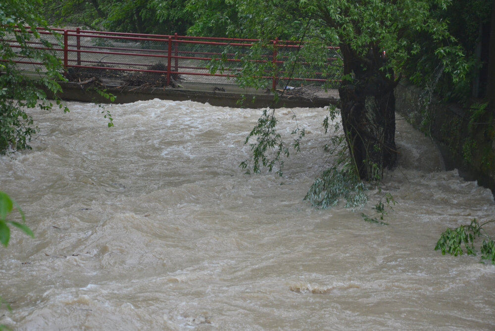 Hochwasser im Ermstal