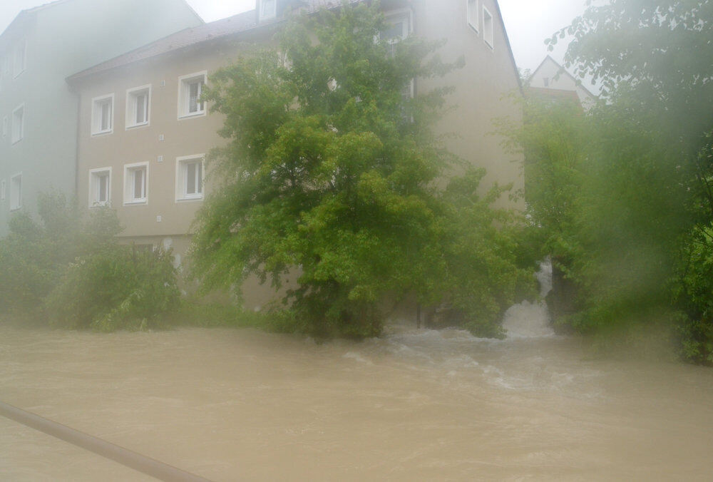 Hochwasser im Ermstal