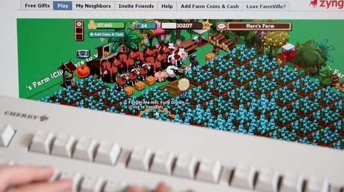 Das Zynga-Browserspiel »FarmVille«. Zynga war mit Spielen für Facebook großgeworden und hatte im Dezember 2011 einen milliard