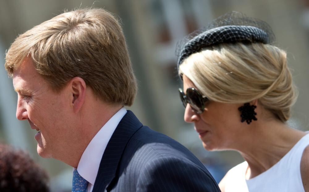 Niederländisches Königspaar Maxima und König Willem-Alexander im Land