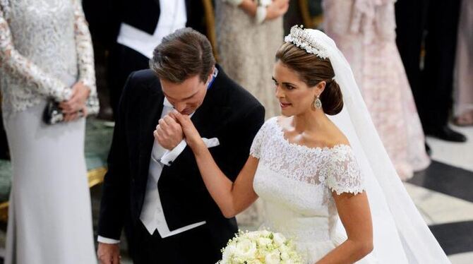 Prinzessin Madeleine und Chris O'Neill sind verheiratet. Foto: Fredrik Sandberg