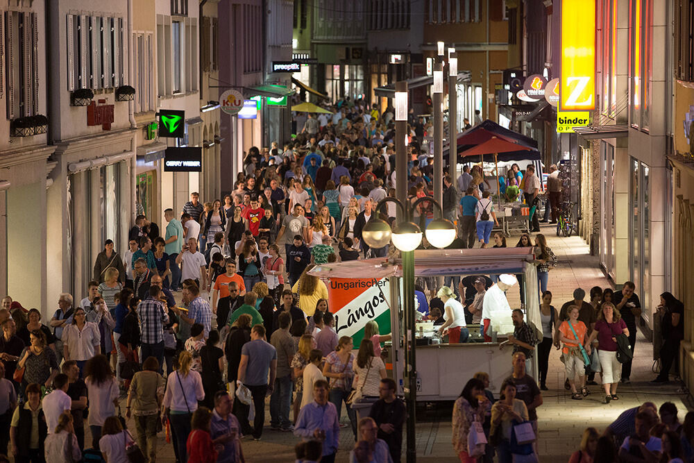 Lange Einkaufsnacht »Grillen und Genießen« Reutlingen Juni 2013