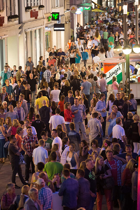 Lange Einkaufsnacht »Grillen und Genießen« Reutlingen Juni 2013