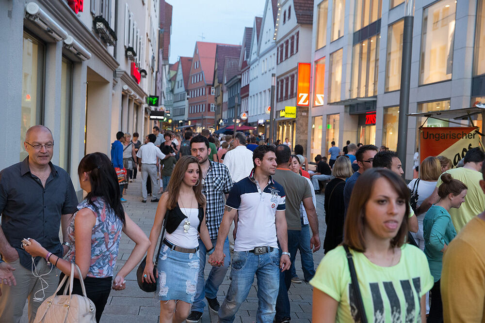 Lange Einkaufsnacht »Grillen und Genießen« Reutlingen Juni 2013