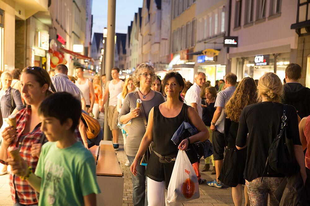 Lange Einkaufsnacht »Grillen und Genießen« Reutlingen Juni 2013