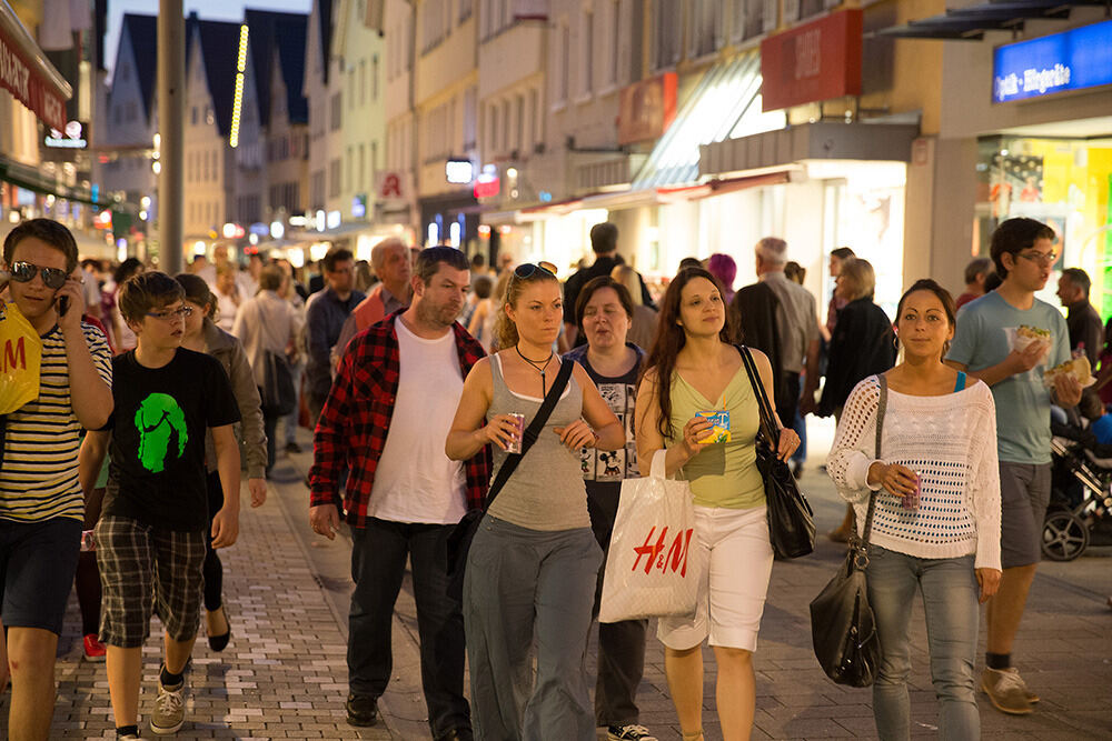 Lange Einkaufsnacht »Grillen und Genießen« Reutlingen Juni 2013