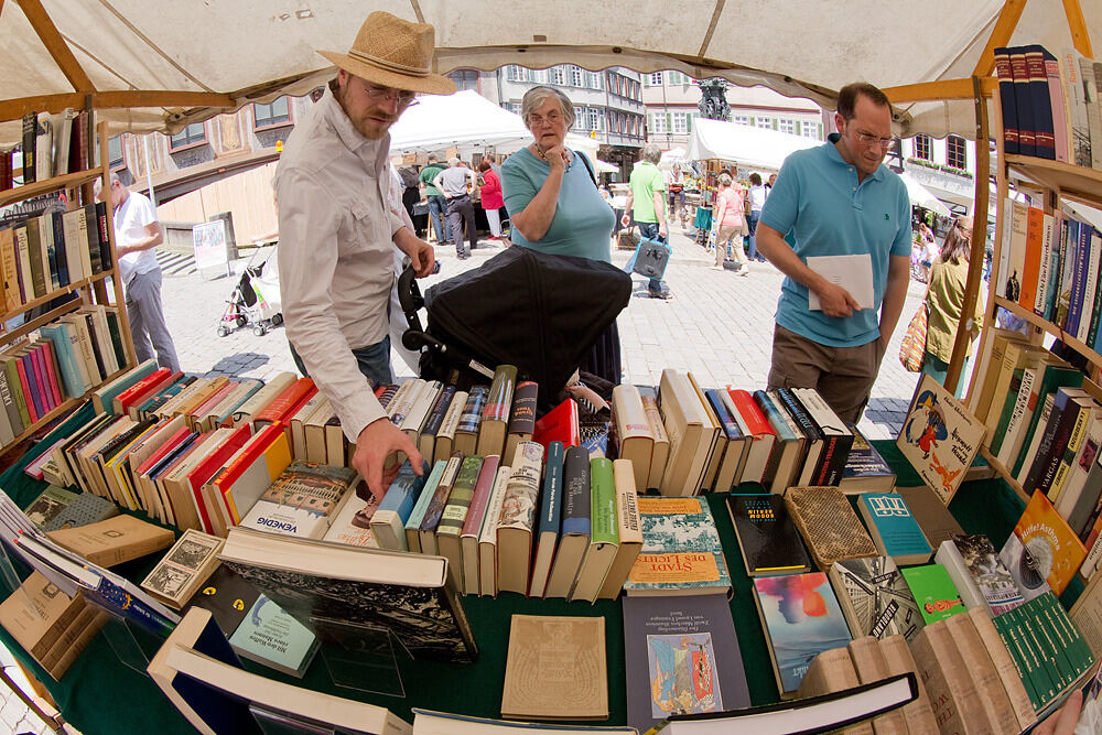 Bücherfest in Tübingen Juni 2013