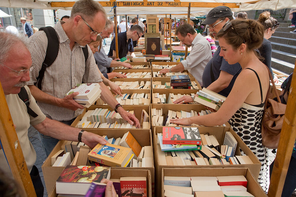 Bücherfest in Tübingen Juni 2013