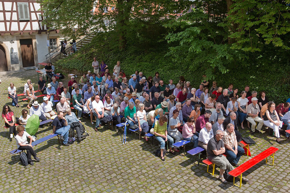 Bücherfest in Tübingen Juni 2013