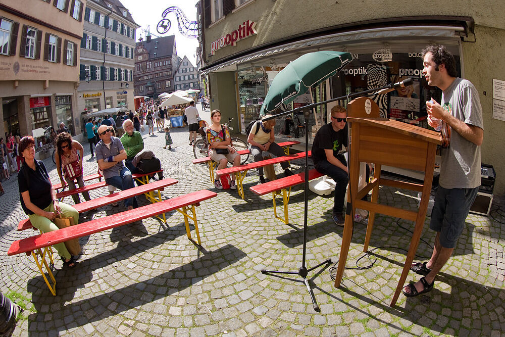 Bücherfest in Tübingen Juni 2013