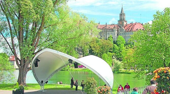 Gartenträume vor Traumkulisse: Die Landesgartenschau in Sigmaringen lockt mit Unterhaltung und idyllischen Plätzen. FOTO: PR