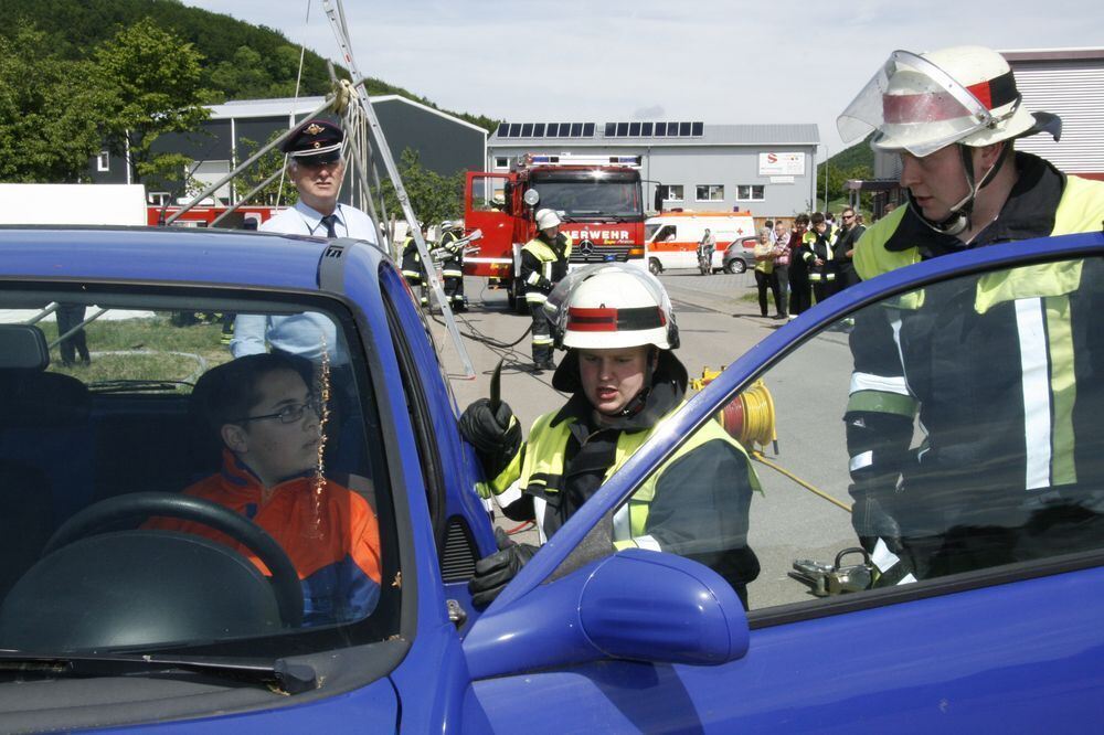 Abnahme der Leistungsabzeichen Feuerwehren des Landkreis Reutlingen Juni 2013