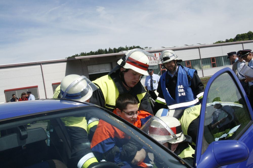 Abnahme der Leistungsabzeichen Feuerwehren des Landkreis Reutlingen Juni 2013