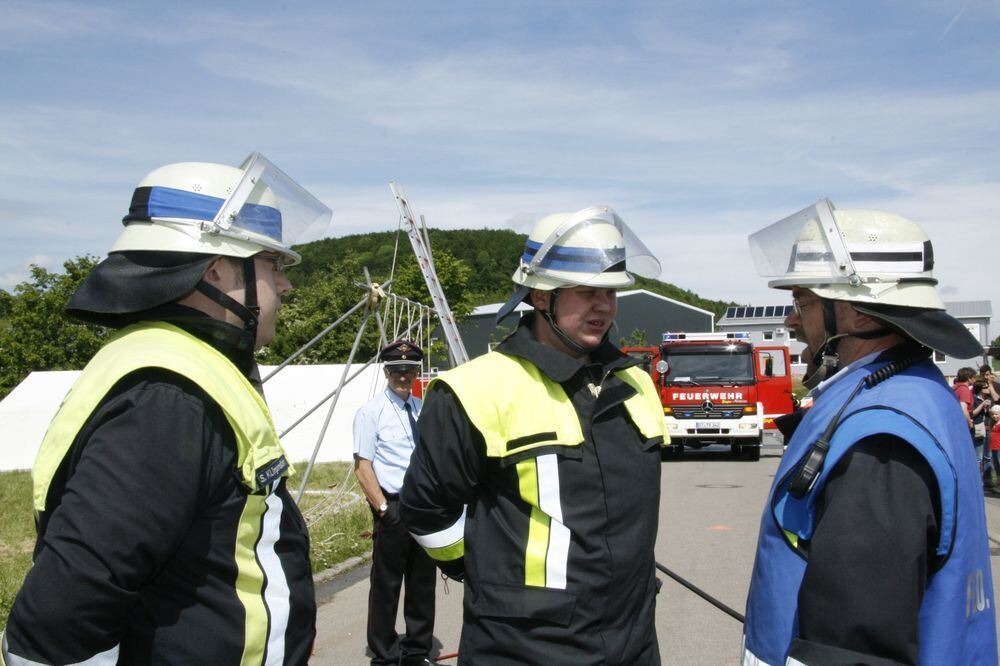 Abnahme der Leistungsabzeichen Feuerwehren des Landkreis Reutlingen Juni 2013