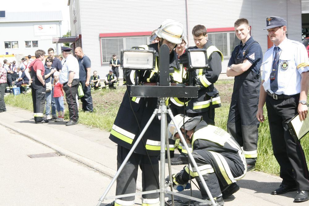 Abnahme der Leistungsabzeichen Feuerwehren des Landkreis Reutlingen Juni 2013