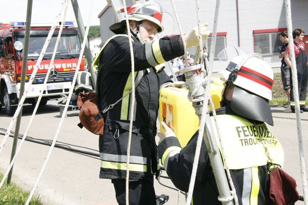 Abnahme der Leistungsabzeichen Feuerwehren des Landkreis Reutlingen Juni 2013