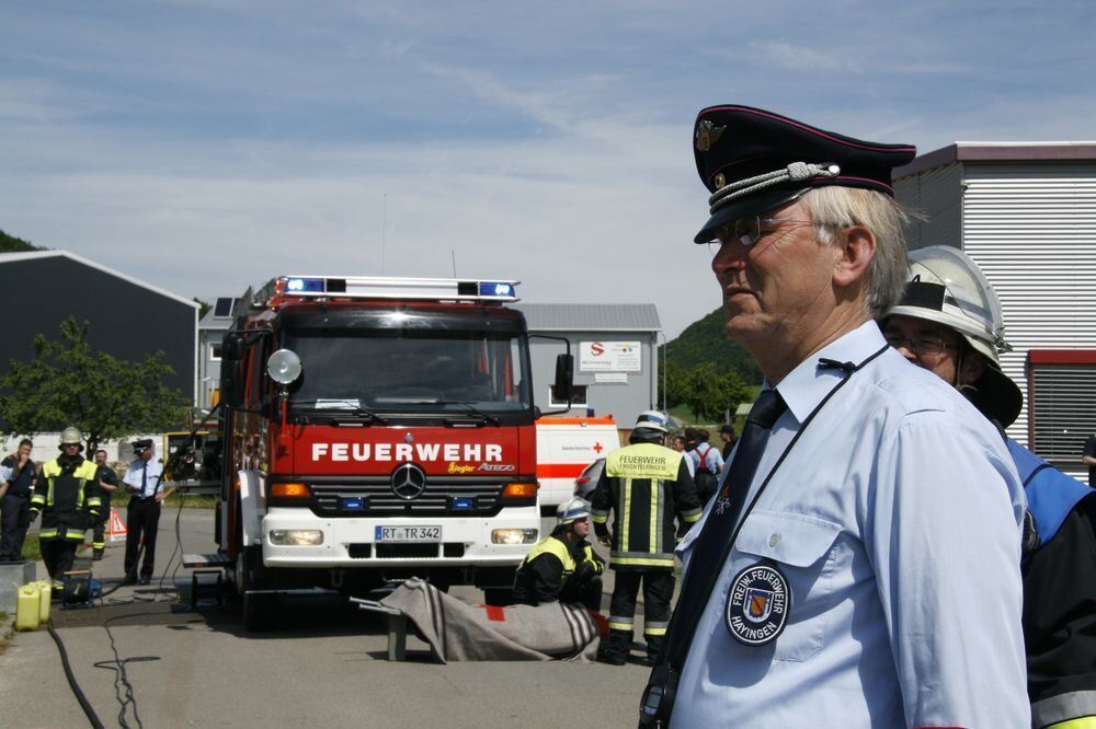 Abnahme der Leistungsabzeichen Feuerwehren des Landkreis Reutlingen Juni 2013