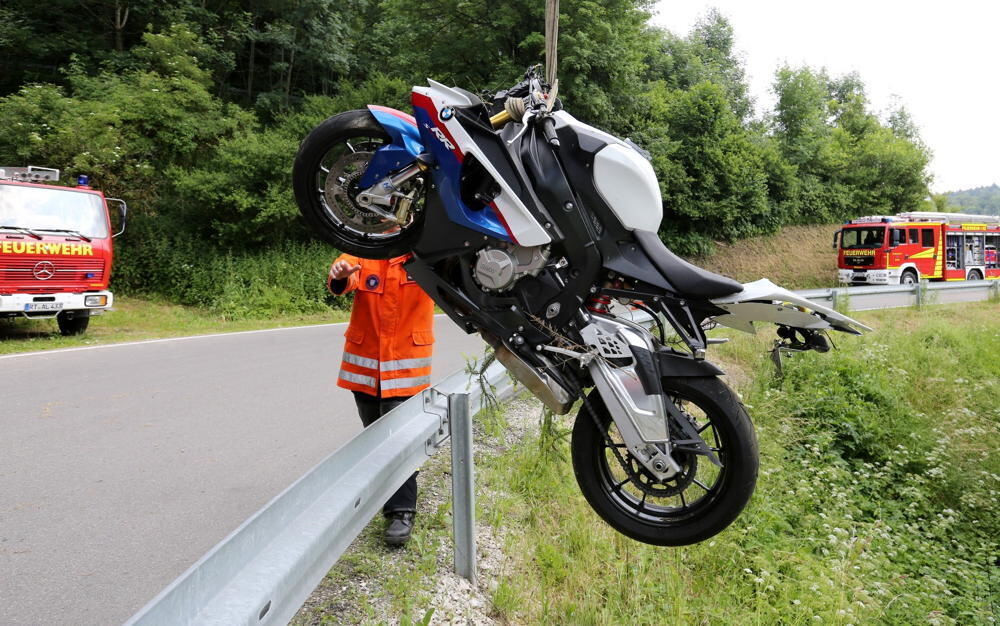 Motorradunfall bei Gossenzugen