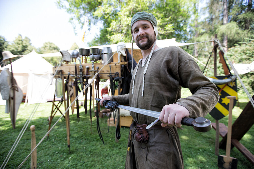 Mittelalterlicher Zunftmarkt im Volkspark Reutlingen 2013