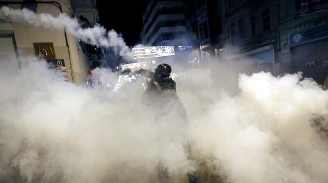 Die Proteste gegen die konservativ-islamische Regierung in Ankara dauern an. Foto: Sedat Suna