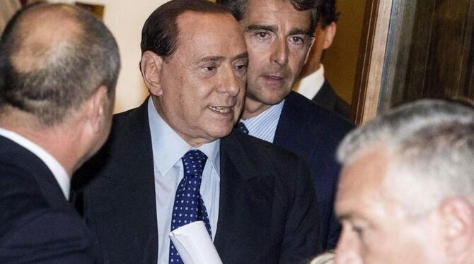 Silvio Berlusconis Partei fordert eine Amnestie vor den verurteilten Ex-Regierungschef. Foto: Angelo Carconi