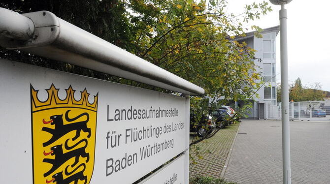 Die Landesaufnahmestelle für Flüchtlinge des Landes Baden-Württemberg (LASt) in Karlsruhe.