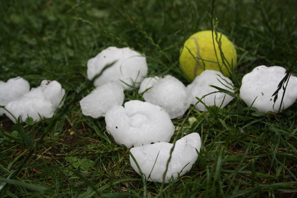 Unwetter auf der Alb 6. August 2013