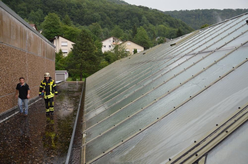 Unwetter auf der Alb 6. August 2013