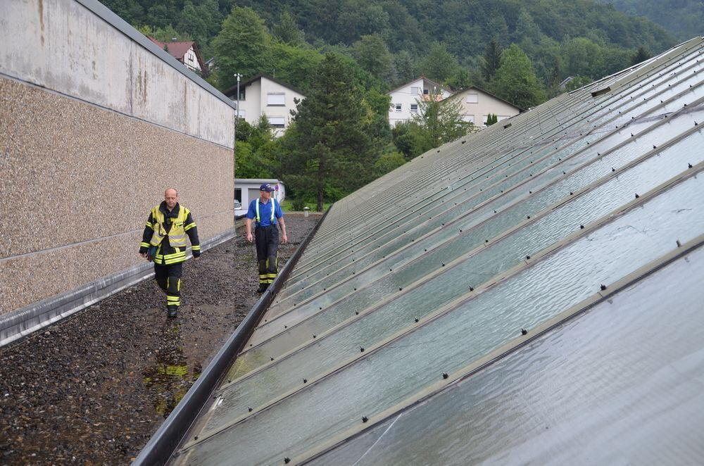 Unwetter auf der Alb 6. August 2013