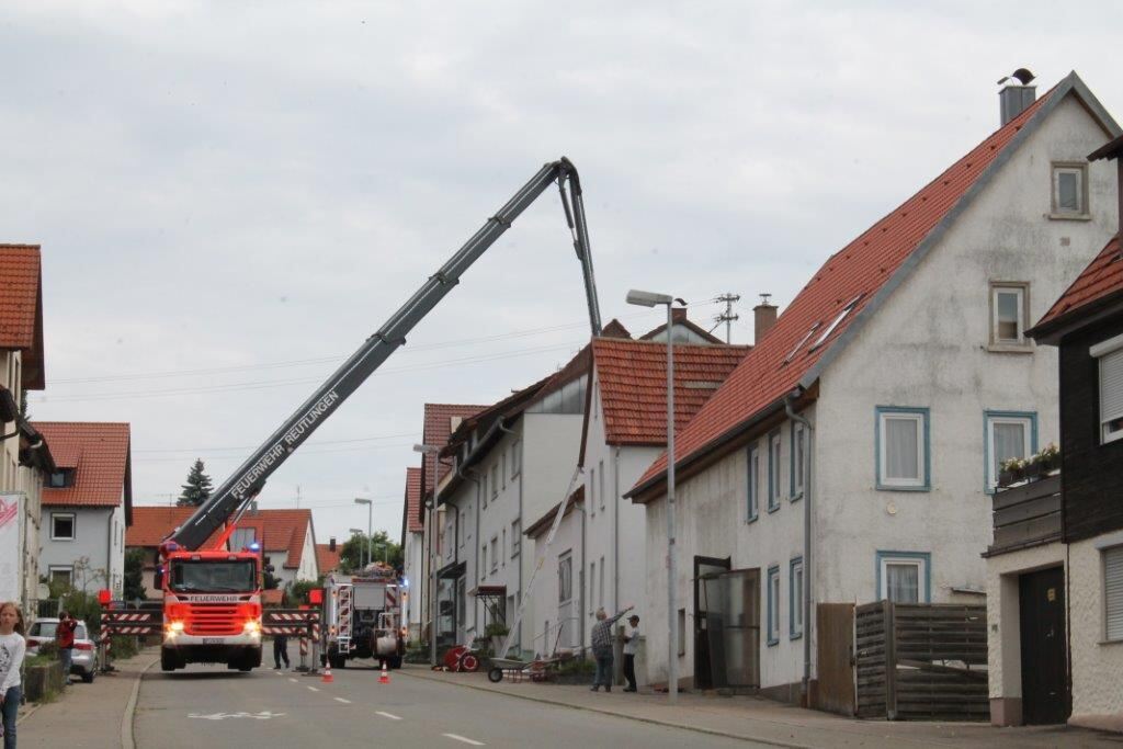 Unwetter auf der Alb