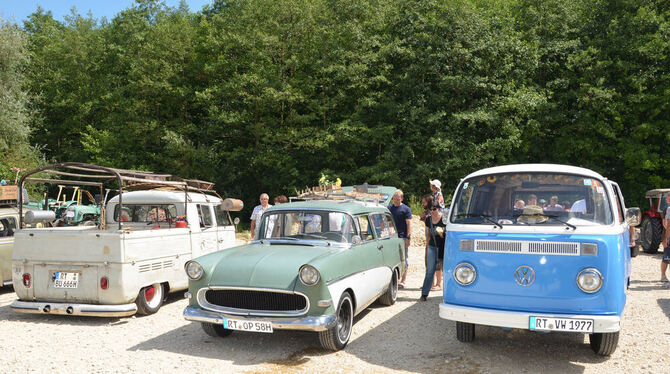 Oldtimertreffen in Grafenberg. FOTO: SANDER