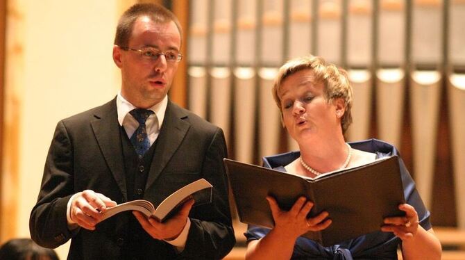 Vor allem in Bachs Pergolesi-Bearbeitung zum 51. Psalm konnten Sopranistin Sibylla Rubens und Altus David Erler beim Schlusskonz