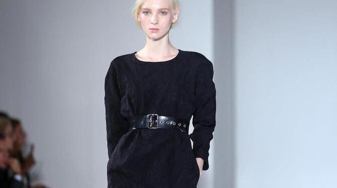 Das schlichte Schwarze von Jil Sander. Foto: Matteo Bazzi