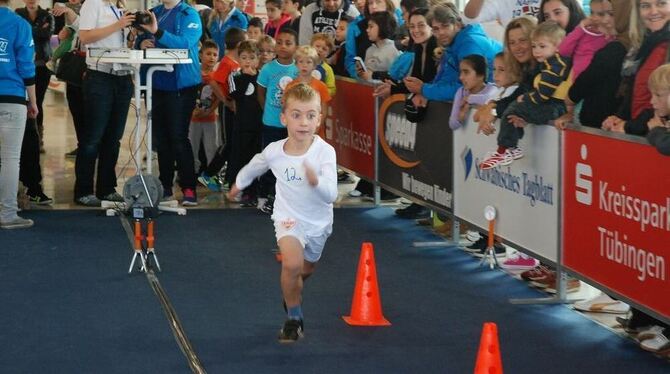 Losgeschnellt: Bei der Sportinitiative speed4 zählt Geschwindigkeit.  FOTO: STEIDLE