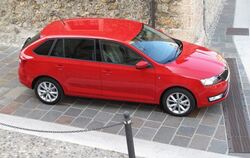 Der Skoda Rapid Spaceback soll mit Schick und Sportlichkeit Emotionen wecken.