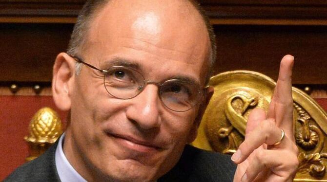 Geschafft: Italiens Regierungschef Enrico Letta bleibt im Amt. Foto: Ettore Ferrari