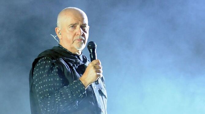 Peter Gabriel in Stuttgart. FOTO: J. MEYER