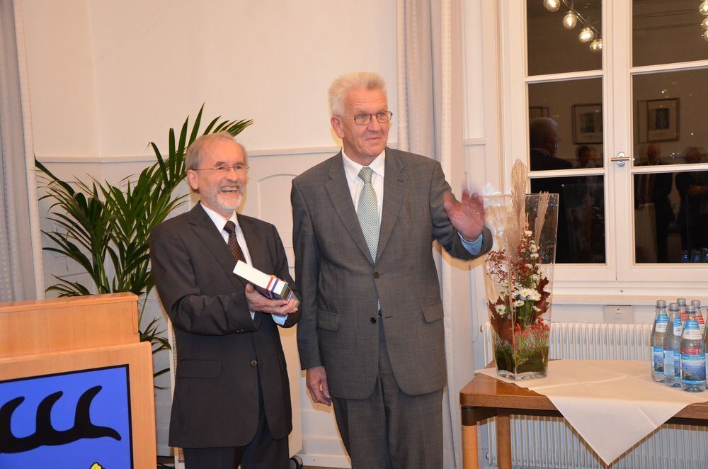 Winfried Kretschmann auf Kurzbesuch in Pfullingen