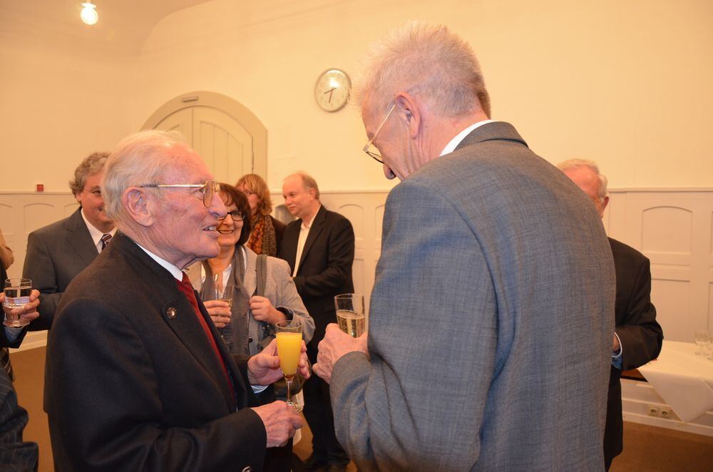 Winfried Kretschmann auf Kurzbesuch in Pfullingen