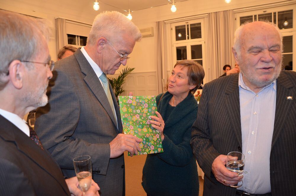 Winfried Kretschmann auf Kurzbesuch in Pfullingen