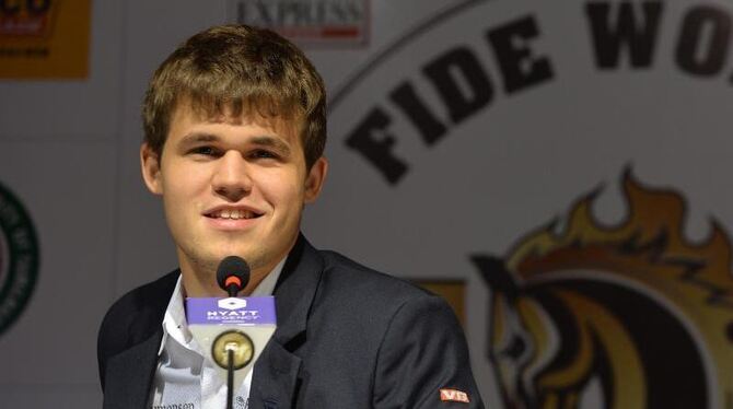 Der Norweger Magnus Carlsen ist neuer Schach-Weltmeister. Foto: Manjunath Kiran