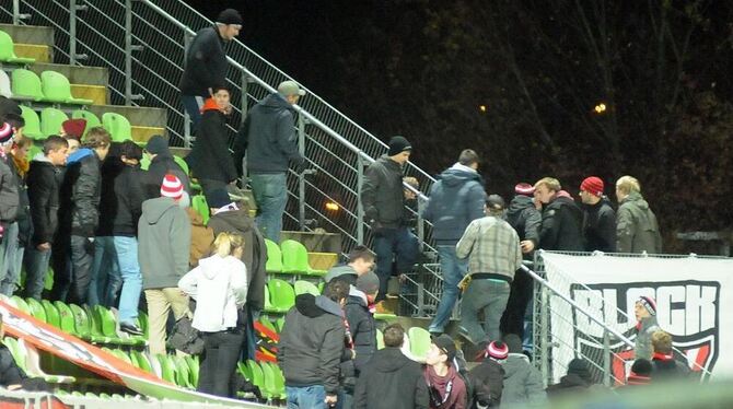 SSV-Fans im Stadion.