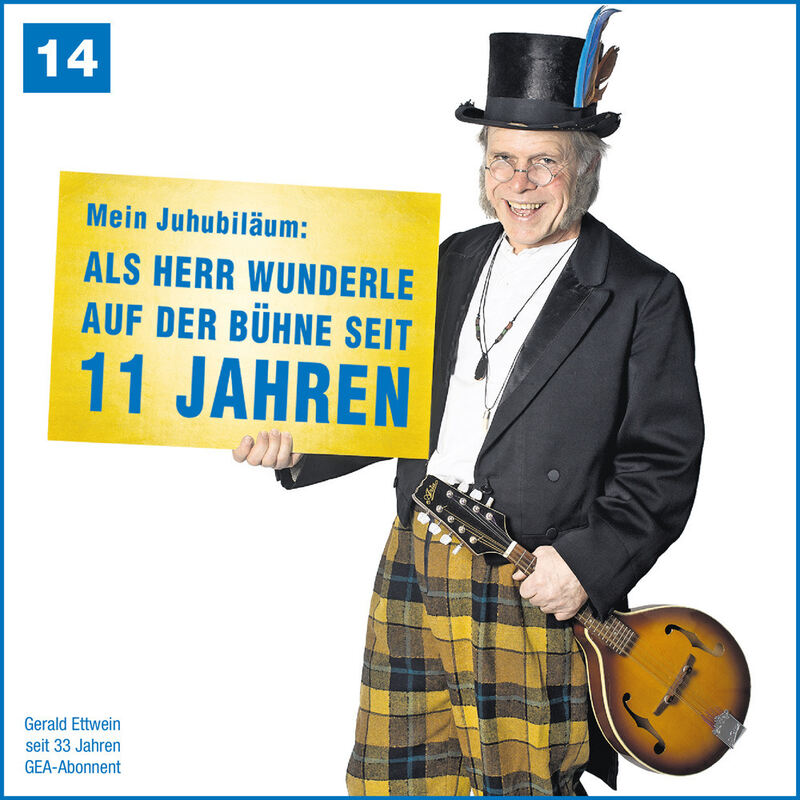 125 Jahre GEA Wahl des Lieblings-Juhubiläums