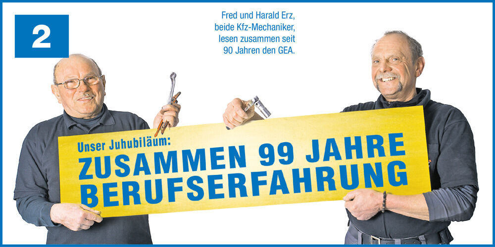 125 Jahre GEA Wahl des Lieblings-Juhubiläums