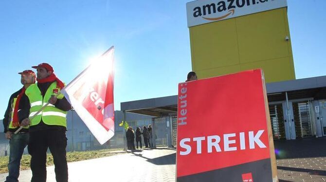 Die Streiks bei Amazon gehen weiter. Foto: Karl-Josef Hildenbrand