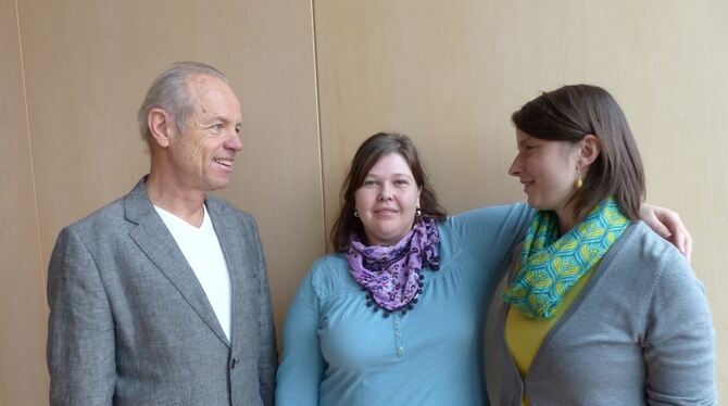 Begleiten mit anderen in Dußlingen ein Projekt zur Inklusion (von links): Frank Walter, Christine Blattner, Teresa Roth. FOTO: W