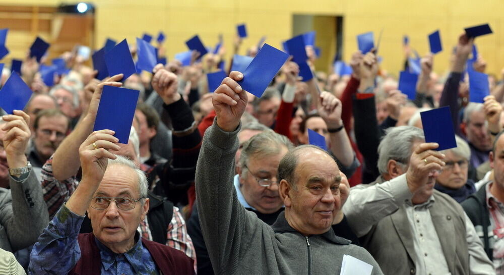 Vertreterversammlung der Volksbank Münsingen 2014