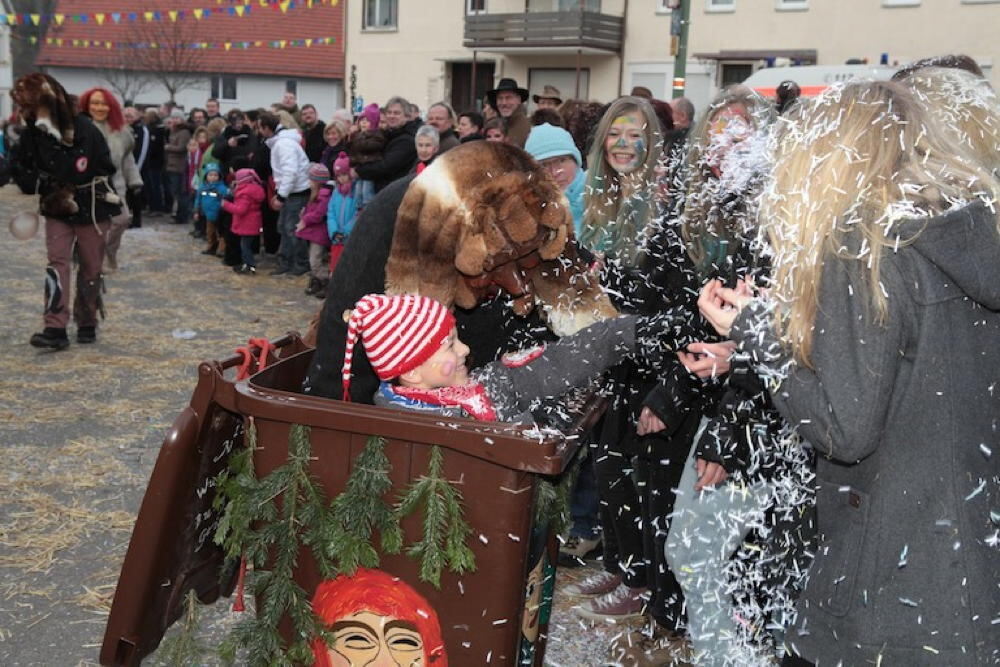 Jubiläumsumzug der Gomaringer Käsperle 2014