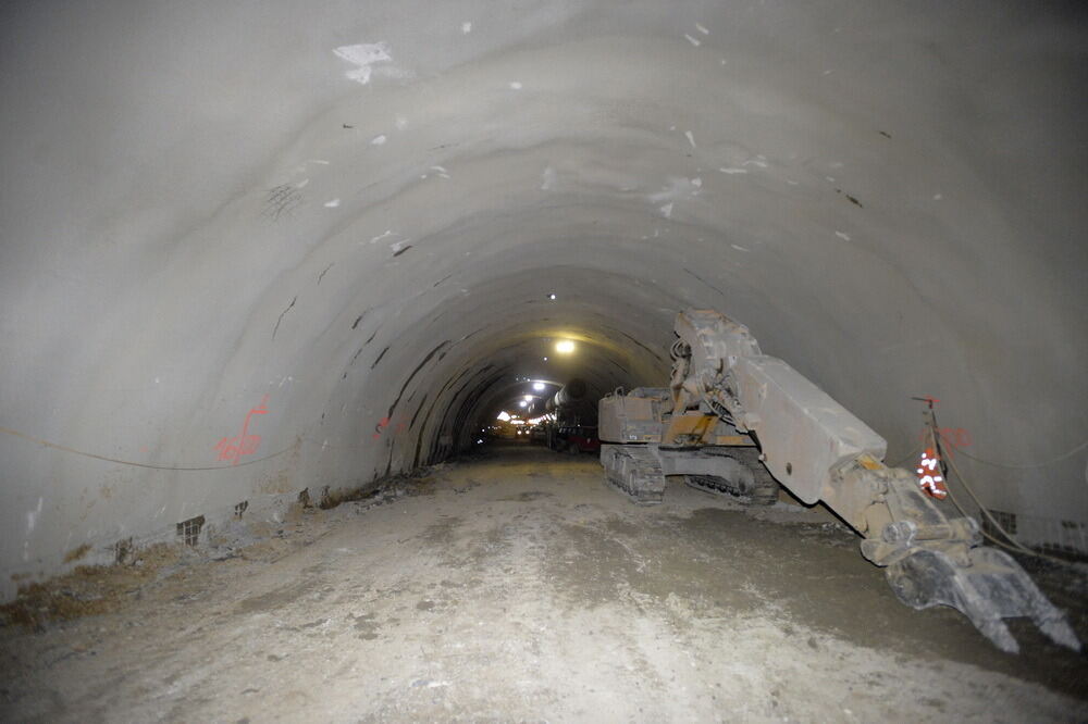 Scheibengipfeltunnel Durchbruch Januar 2014