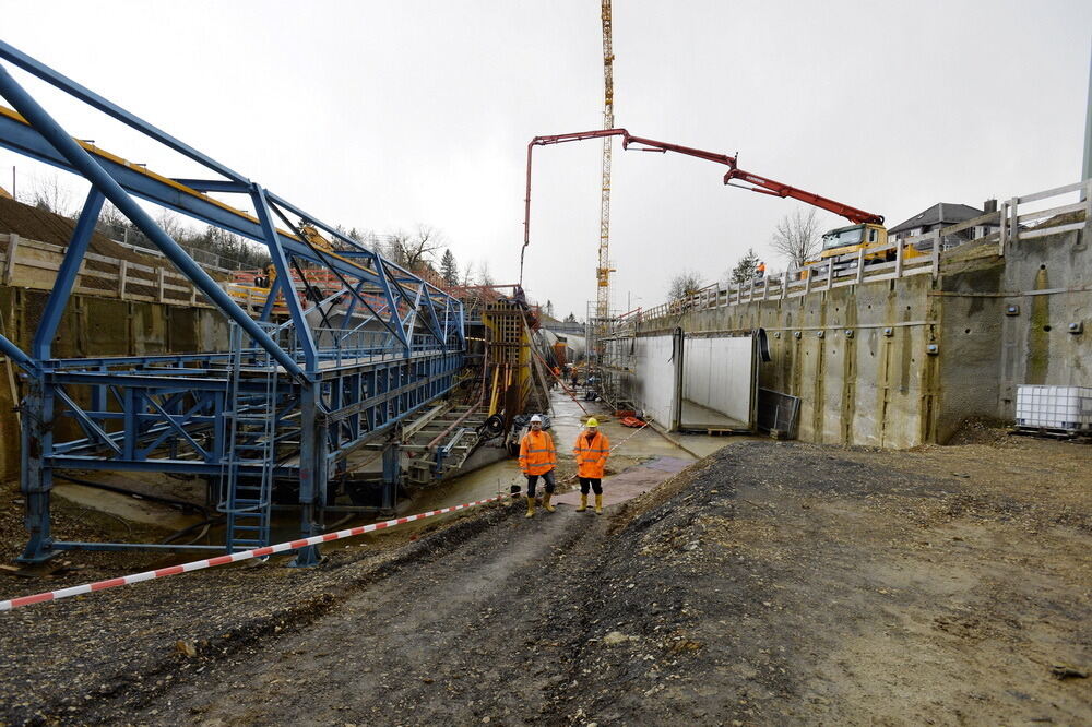 Scheibengipfeltunnel Durchbruch Januar 2014